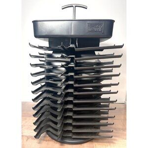 Stampin Up! Metal/Plastic Ink Pad Storage Organizer With Handle Holds 48
